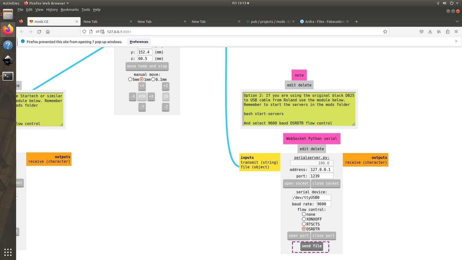 Adjust Z axis manually at origin and recalculate